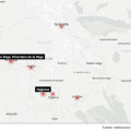 Mapa de los seísmos registrados durante la madrugada en la provincia de Granada (EUROPA PRESS)
