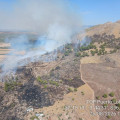 Estabilizado el incendio que desde el mediodía de este martes afecta al paraje de Barranco Utrera en la localidad de Soportújar, en la Alpujarra granadina (PLAN INFOCA)