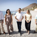Francis Rodríguez, junto al presidente de la Mancomunidad de la Costa Tropical, Rafael Caballero, (DIPUTACIÓN DE GRANADA)