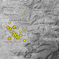 Seismos en las últimas horas en Granada y su área metropolitana (IGN)