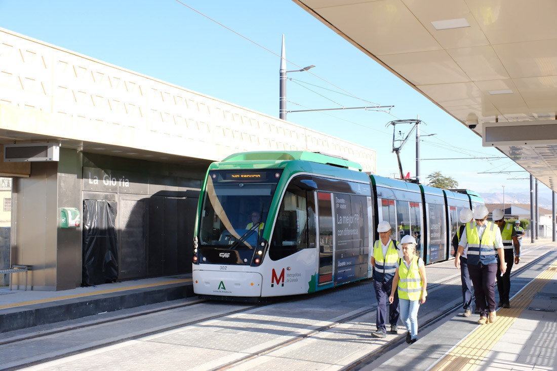 Prueba de la prolongación sur del metro (JUNTA)