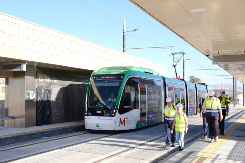 Prueba de la prolongación sur del metro (JUNTA)