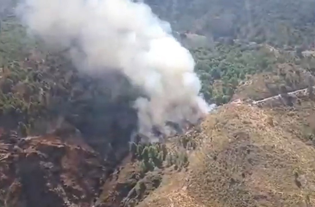 Incendio en el municipio alpujarreño de La Tahá a 27 de agosto de 2026 (PLAN INFOCA)