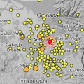 Captura de pantalla de la situación de Granada en materia de seísmos en el Instituto Geográfico Nacional (INSTITUTO GEOGRÁFICO NACIONAL)
