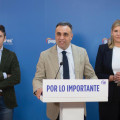 El presidente del PP de Granada, Francis Rodríguez, en rueda de prensa. Imagen de archivo (PP)