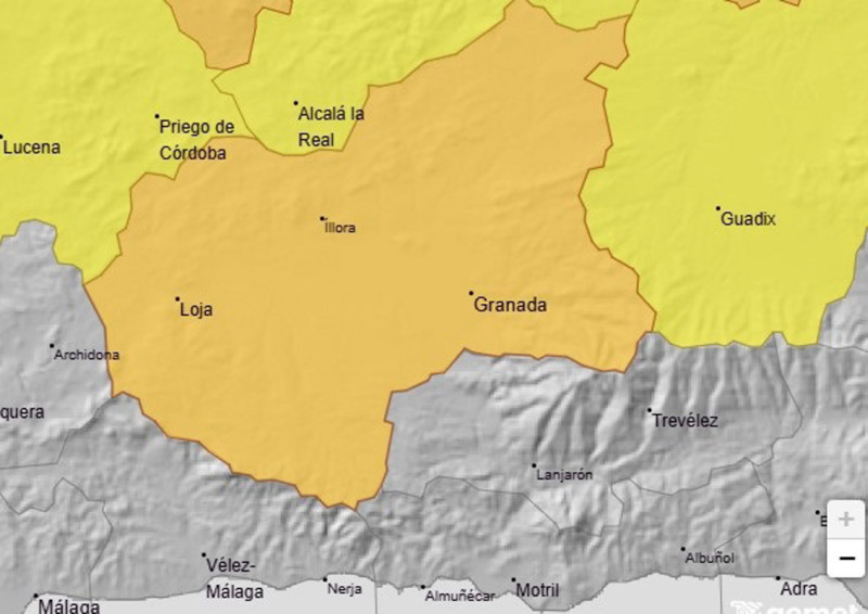 Aumenta a nivel naranja el aviso por altas temperaturas de 40 grados o más este jueves 3 de septiembre de 2026 en la Cuenca del Genil (AEMET) Aumenta a nivel naranja el aviso por altas temperaturas de 40 grados o más este jueves 3 de septiembre de 2026 en la Cuenca del Genil (AEMET)