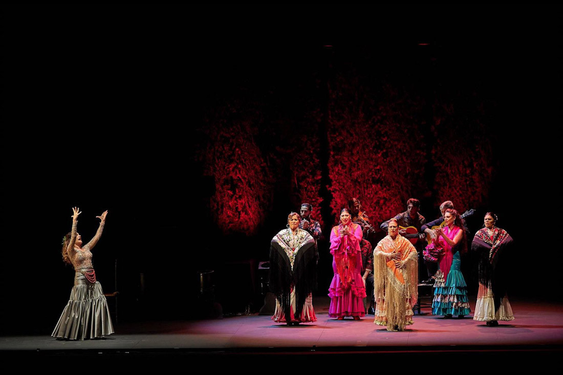 Espectáculo 'Las gitanas cantan y bailan a Lorca' en el Teatro del Generalife (JUNTA)