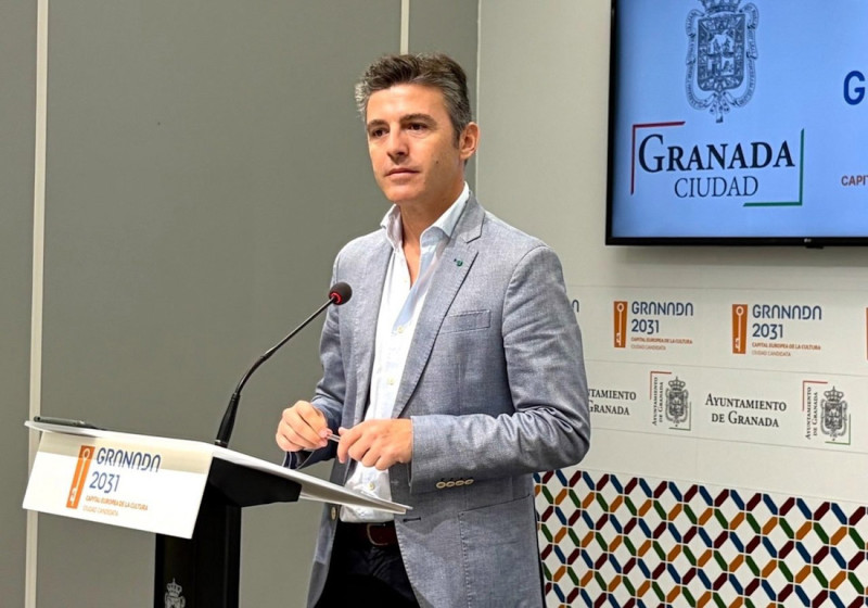 El portavoz del equipo de Gobierno del Ayuntamiento de Granada, Jorge Saavedra, comparece tras una Junta de Gobierno Local (AYUNTAMIENTO DE GRANADA) El portavoz del equipo de Gobierno del Ayuntamiento de Granada, Jorge Saavedra, comparece tras una Junta de Gobierno Local (AYUNTAMIENTO DE GRANADA)