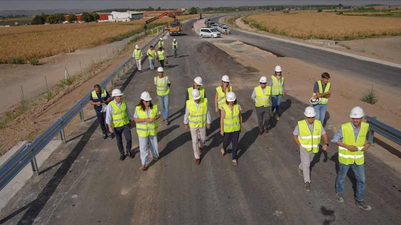 Las obras de la GR-43 en el tramo Atarfe-Granada alcanzan el 90% de ejecución y finalizarán este año (DELEGACIÓN DEL GOBIERNO EN ANDALUCÍA)