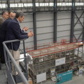 El delegado del Gobierno en Andalucía, Pedro Fernández, visita las instalaciones del IFMIF-DONES en Escúzar (Granada). (DELEGACIÓN DEL GOBIERNO EN ANDALUCÍA)