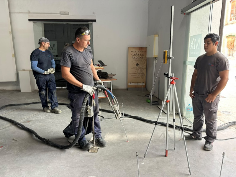 Obras en el almacén de azúcar (AYTO. MOTRIL)