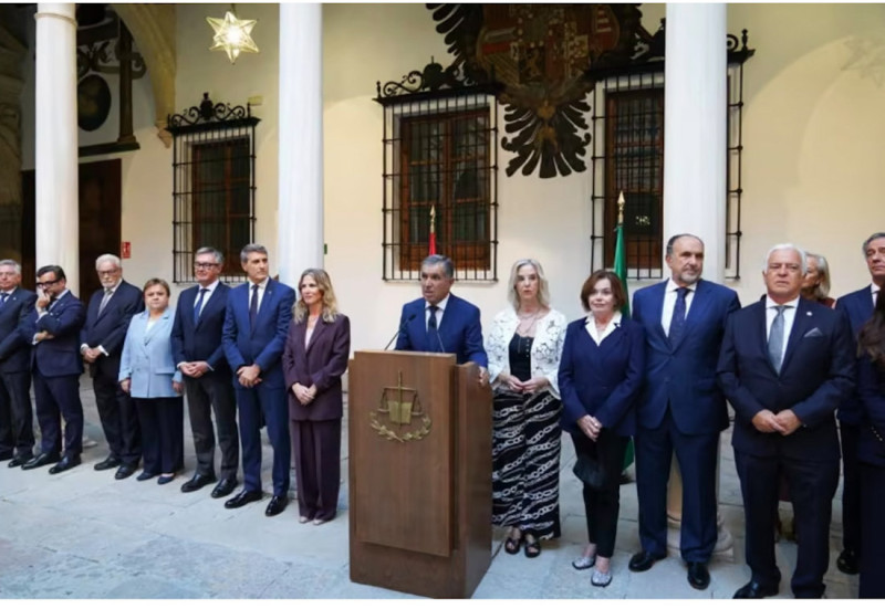 El presidente del TSJA, Lorenzo del Río, preside el acto de apertura del año judicial (ARSENIO ZURITA-EUROPA PRESS) El presidente del TSJA, Lorenzo del Río, preside el acto de apertura del año judicial (ARSENIO ZURITA-EUROPA PRESS)