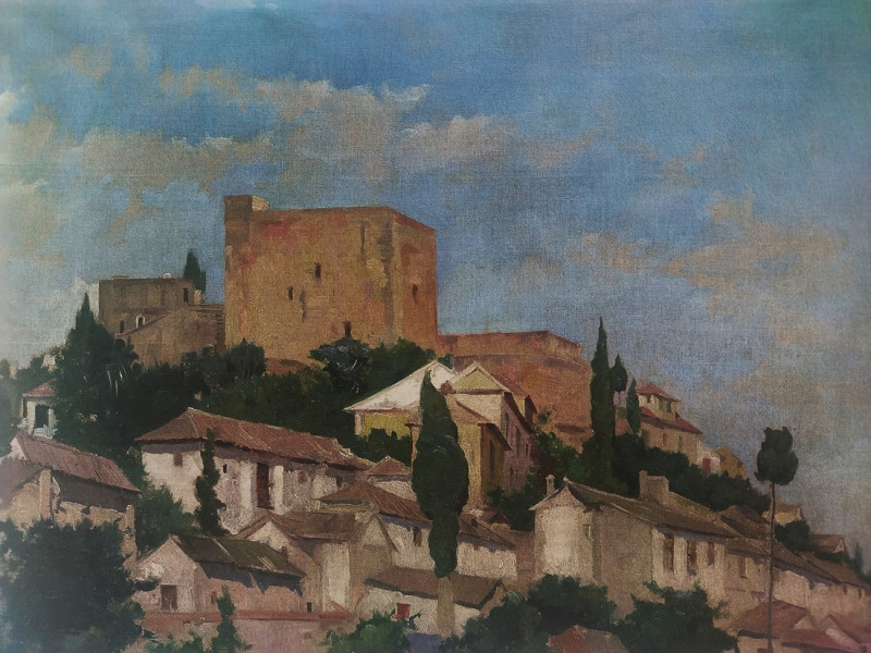 Una de las obras donadas (FUNDACIÓN RODRÍGUEZ ACOSTA)