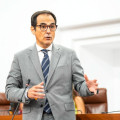 El consejero de Inteligencia Artificial, Desarrollo Digital y Administración Pública, José Antonio Nieto (JOAQUÍN CORCHERO/PARLAMENTO DE ANDALUCÍA)