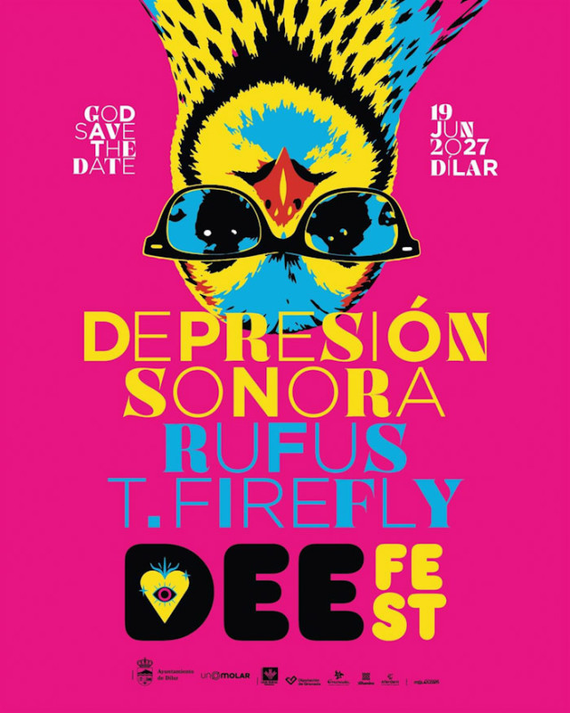 El DEE FEST confirma la celebración de una nueva edición el sábado 19 de junio de 2027 en el Parque de la Ermita de Dílar con sus dos primeras confirmaciones: Rufus T. Firefly y Depresión Sonora (UNOMOLAR PRODUCCIONES)