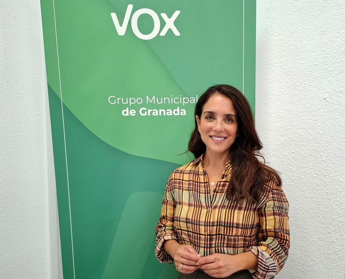 Paloma Gómez es concejala portavoz del grupo municipal Vox en el Ayuntamiento de Granada (VOX GRANADA)