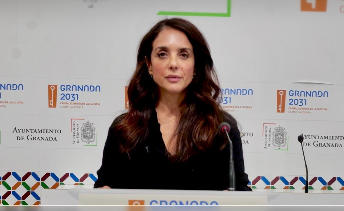 La portavoz de VOX en el Ayuntamiento de Granada, Paloma Gómez Enríquez (VOX)