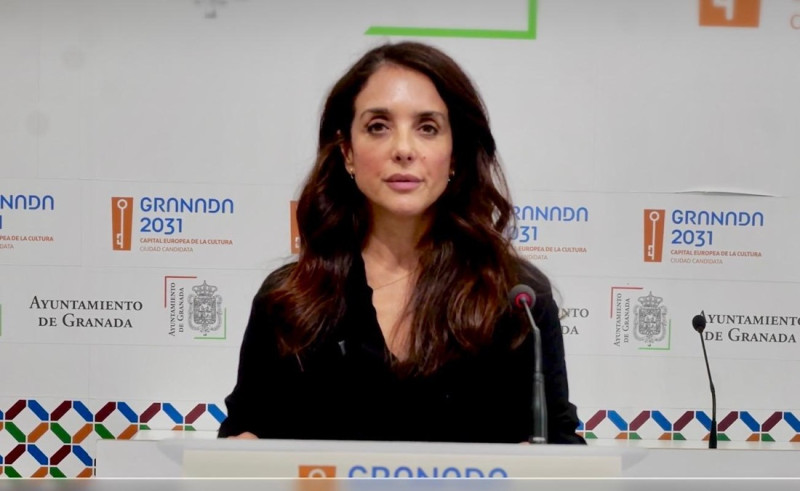La portavoz de VOX en el Ayuntamiento de Granada, Paloma Gómez Enríquez (VOX)