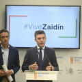 El portavoz del gobierno local en el Ayuntamiento de Granada, Jorge Saavedra, y el concejal de Urbanismo, Enrique Catalina (GPMEDIA)
