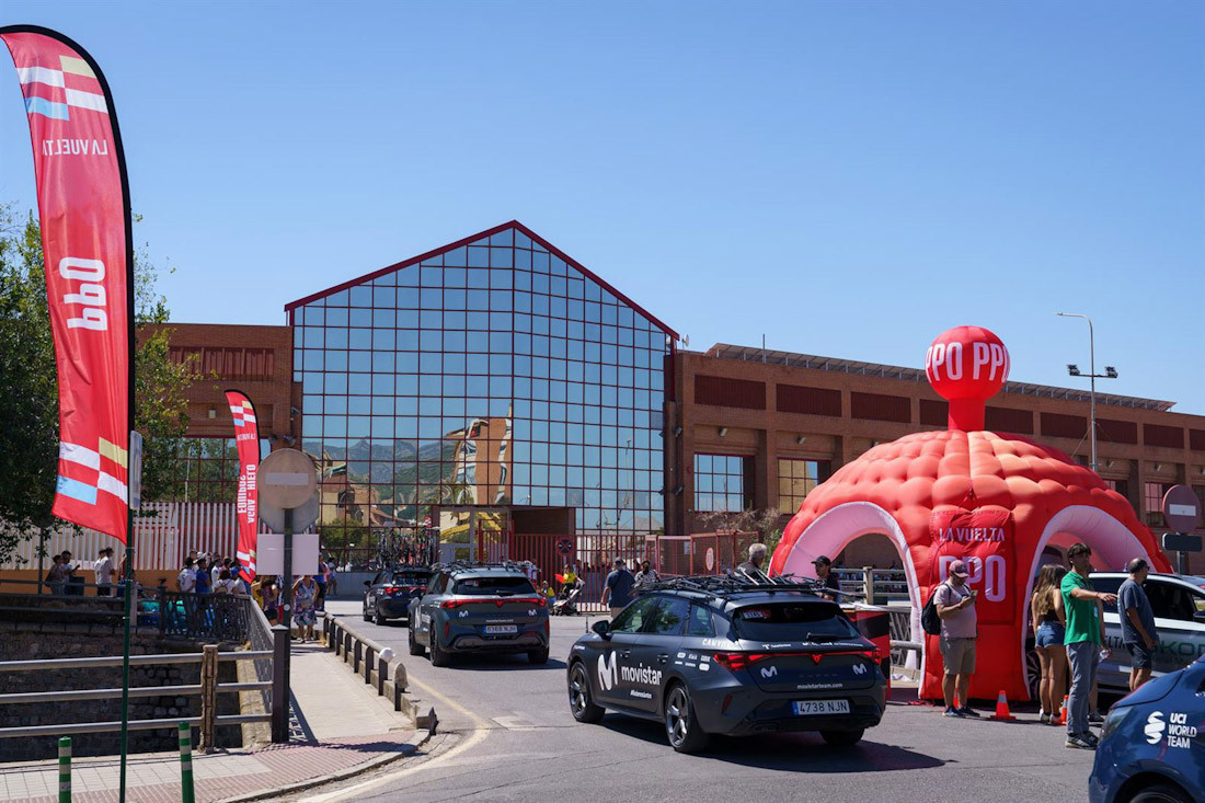 Las instalaciones de la Feria de Muestras de Armilla, Fermasa, han sido recientemente el lugar escogido por la organización de La Vuelta Ciclista a España (FERMASA)