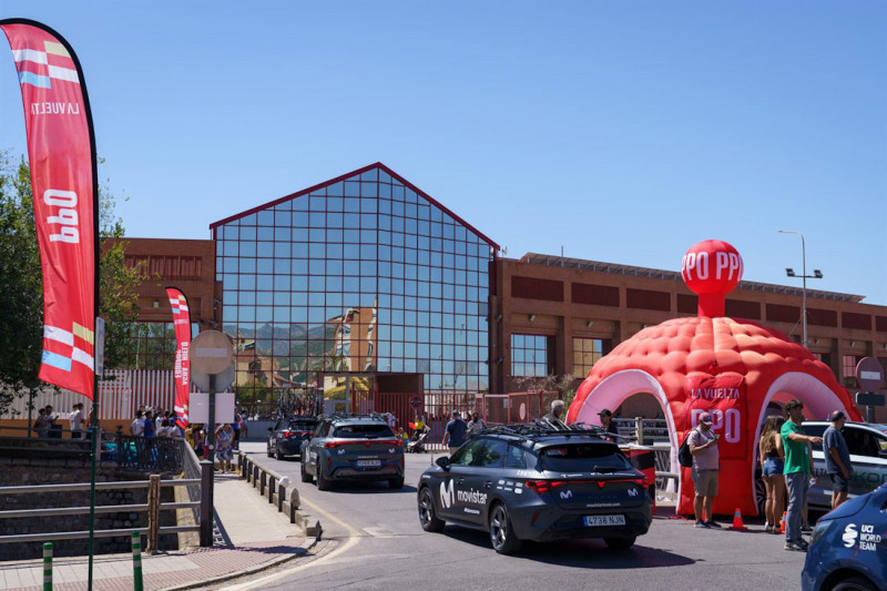 Las instalaciones de la Feria de Muestras de Armilla, Fermasa, han sido recientemente el lugar escogido por la organización de La Vuelta Ciclista a España (FERMASA)
