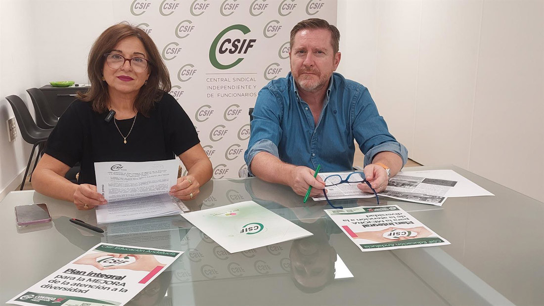 La Central Sindical Independiente y de Funcionarios (CSIF) en Granada ha presentado este lunes un Plan Integral de Mejora de la Atención a la Diversidad ante el incremento de las necesidades específicas de apoyo educativo (CSIF GRANADA)