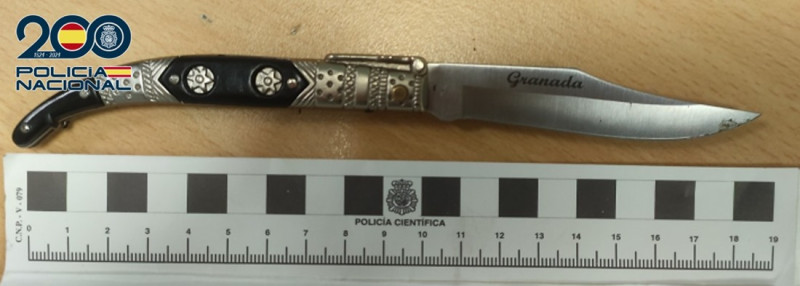 Navaja intervenida (POLICIA NACIONAL) Navaja intervenida (POLICIA NACIONAL)