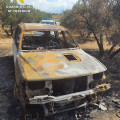 Coche quemado (GUARDIA CIVIL)