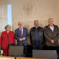 La posible identificación de los restos de Salvador Vila han marcado este jueves el homenaje de la Universidad de Granada al que fuera su rector (UNIVERSIDAD DE GRANADA)