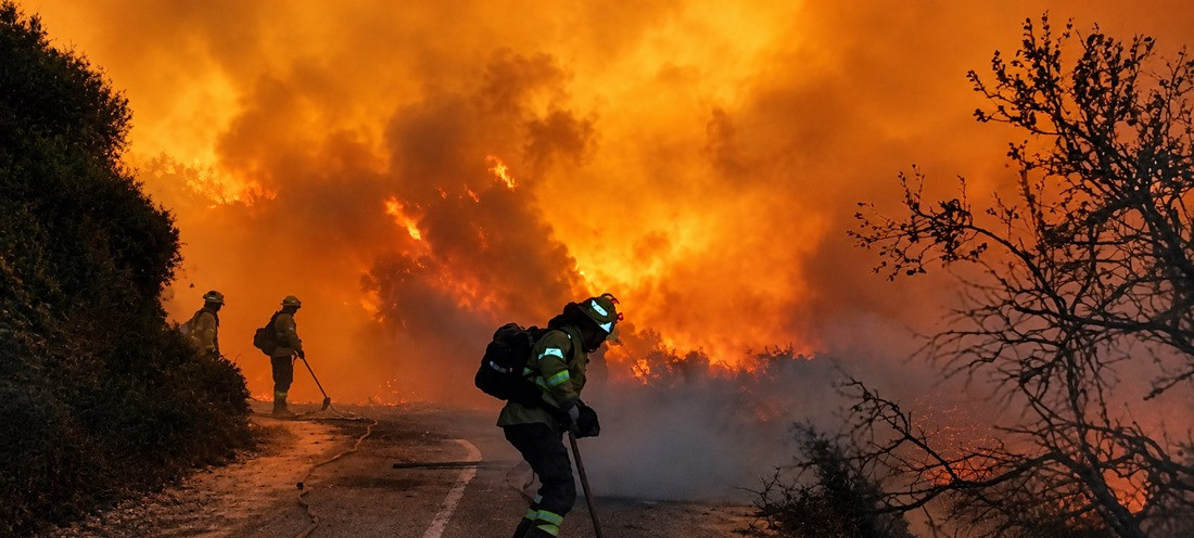 Incendio de Peña Escrita (AYTO. ALMUÑÉCAR / ARCHIVO)