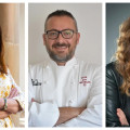 De izquierda a derecha, Rosa Vañó, Pedro Bagá y María Ritter, tres de los participantes en el foro inaugural de Granada sin límites