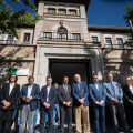 Minuto de silencio en la sede la Junta (JUNTA)